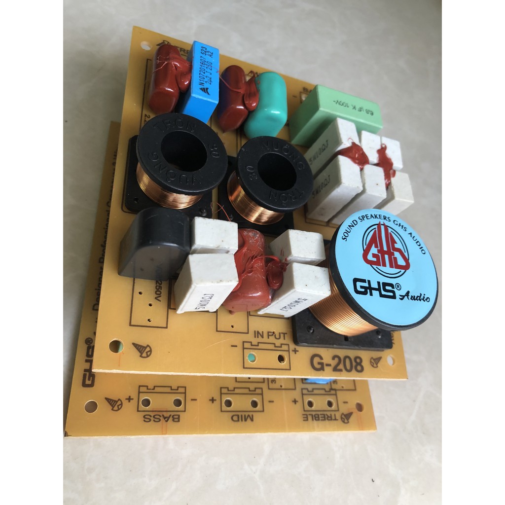 Phân tần loa GHS 1 bass 1 trung 1 treble cao cấp G-208