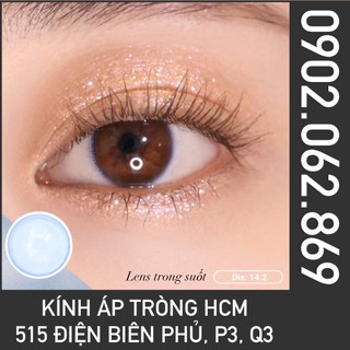 Kính Áp Tròng Trong Suốt VIVIMON OXY (6 tháng) - Lens Cận Không Màu - Lens trong suốt cho mắt thở