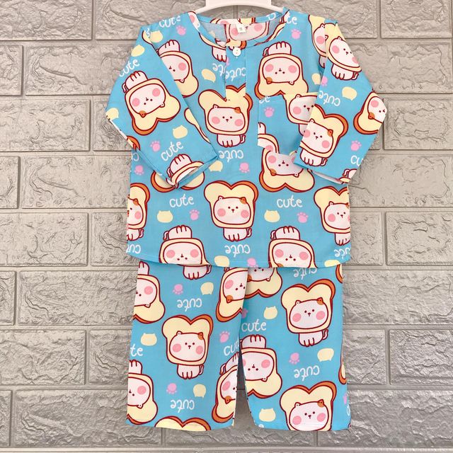 COMBO Bộ quần áo Tole lanh cho bé trai tay dài quần dài loại 1 mịn màng, thoáng mát, tặng kèm khẩu trang cho bé