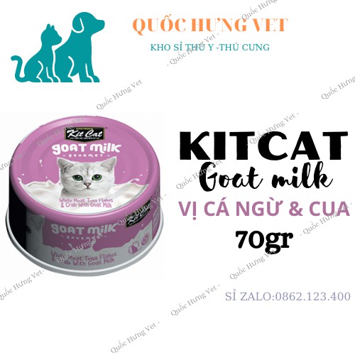 Pate Sữa Dê kitcat cho mèo