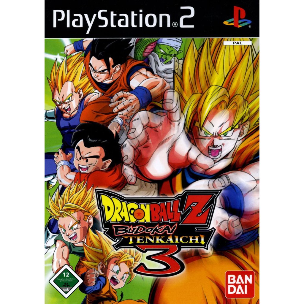 Đĩa Dvd Ps2 Dragon Ball Z Budokai Tenkaichi 3