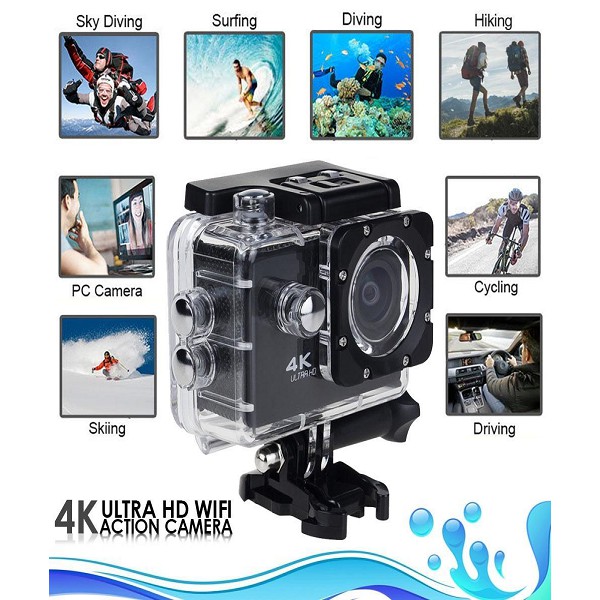 [CÓ KÈM THẺ NHỚ] Camera hành trình 4K Ultra chống nước kèm thẻ nhớ chính hãng | BigBuy360 - bigbuy360.vn