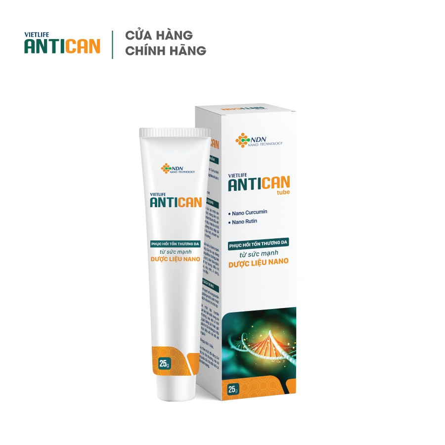 [CHÍNH HÃNG] Vietlife Antican GEL bôi 25g - Hỗ trợ bỏng sẹo thâm từ dược liệu Nano