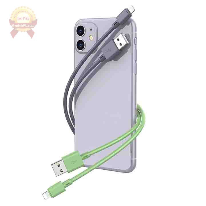 Dây cáp uốn dẻo sạc nhanh QC 3.0 silicon Type C USB dài 1m 3m cho ĐT