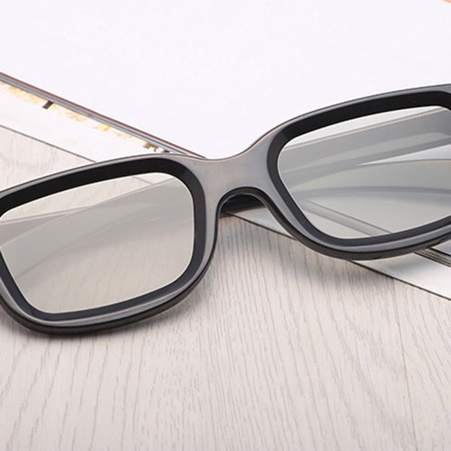 Universal Unisex ABS Frame 3D Movie Glasses Stereo Not Flash For 3D TV Cinemas
