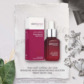Tinh Chất Chống Lão Hoá SkinSense Anti-Ageing Retinol Booster Night Drops 15ml (Nồng Độ 0.9%)