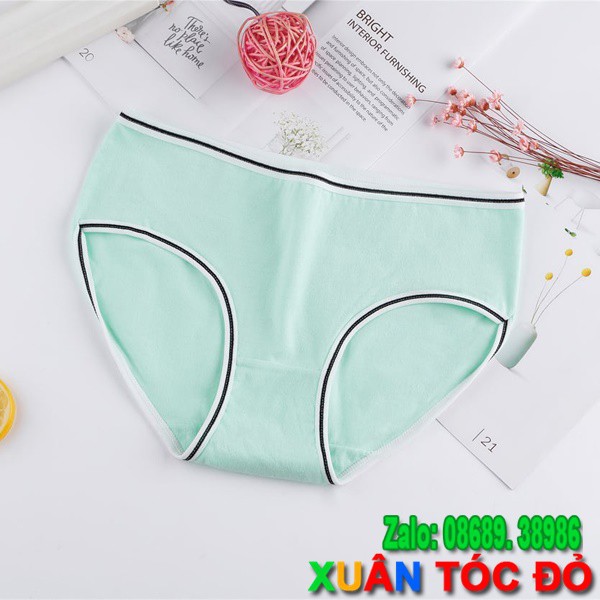  SỈ ZALO RẺ HƠN NHIỀU_ Quần Lót Cotton Nhiều Màu Viền Kẻ Mới Siêu Đẹp H013 | BigBuy360 - bigbuy360.vn
