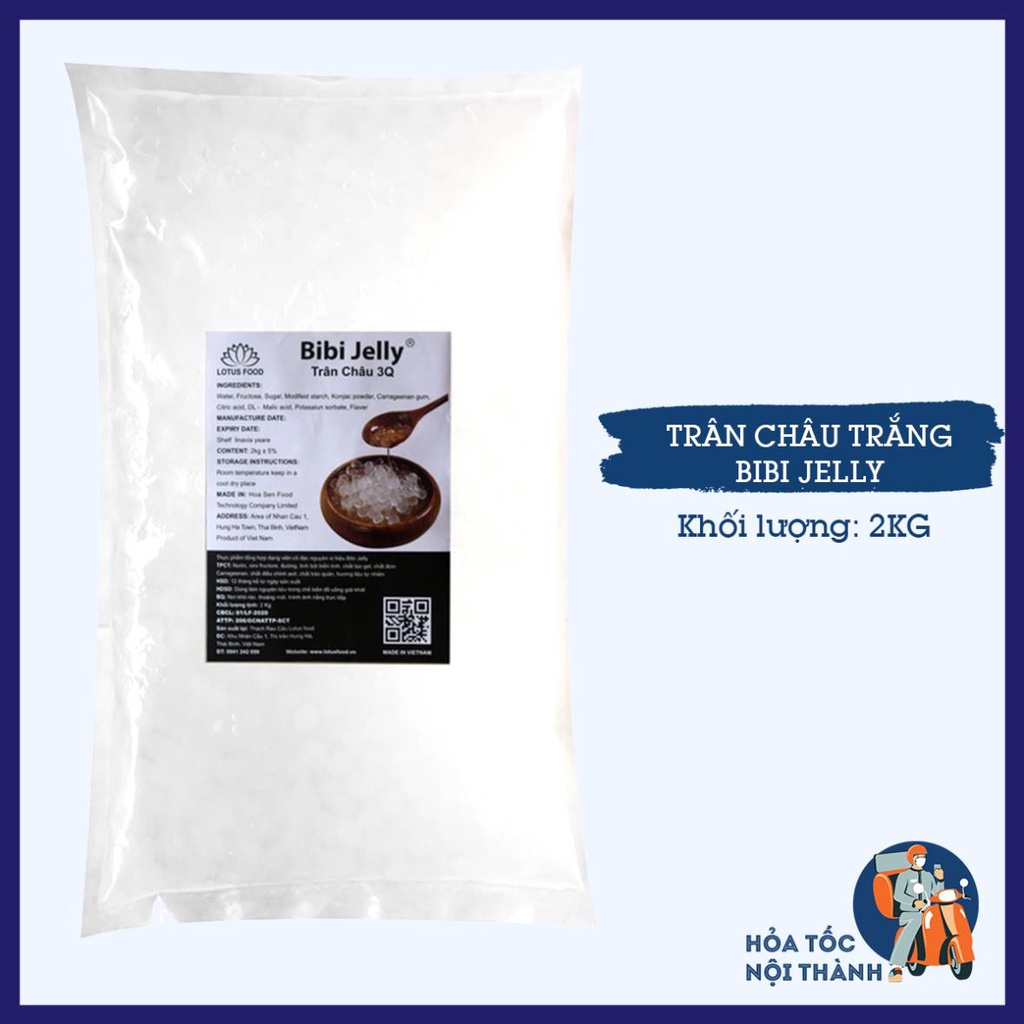 Trân châu Trắng 3Q -Trân châu Ngọc Trai 3Q Bibi Jelly