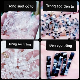 25g thun buột tóc trong
