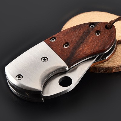 [hàng order] Dao phượt gấp gọn mini cao cấp ốp gỗ siêu cứng chiếc cành ghép cây HUTI KNIFE Browning D316