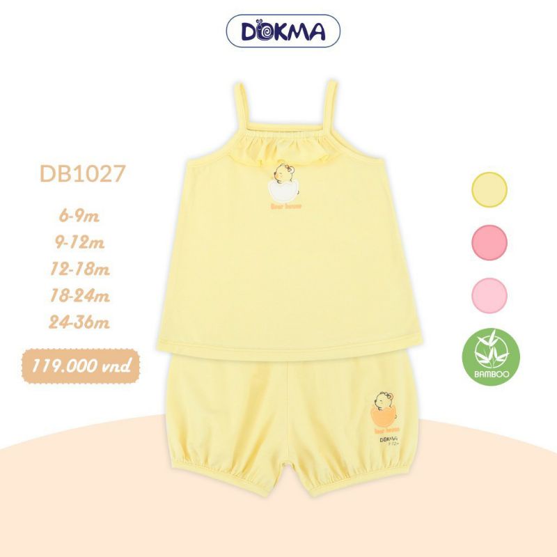 DB1027 Bộ hai dây bamboo bé gái Dokma