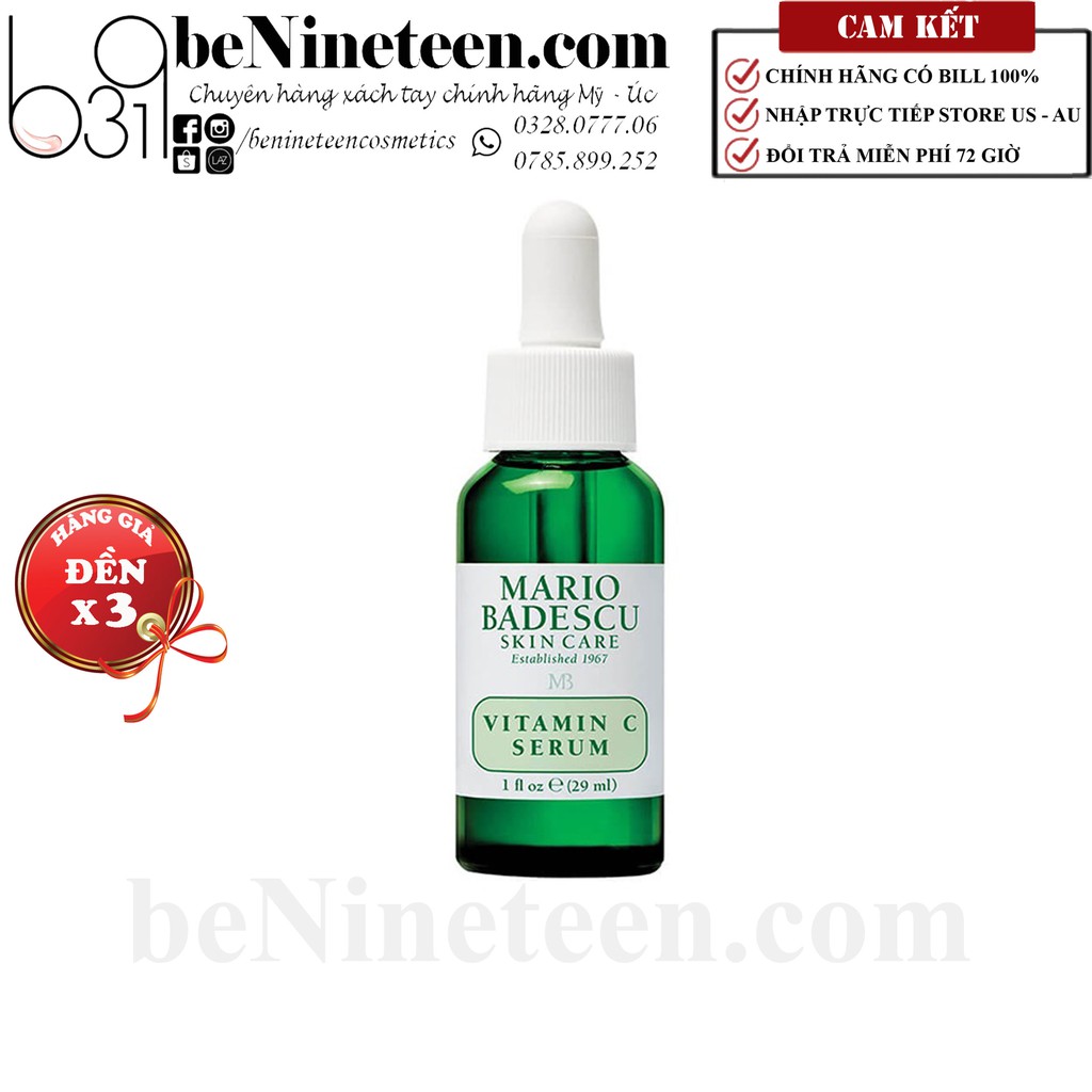Tinh Chất Dưỡng Trắng Da Mario Badescu Vitamin C Serum