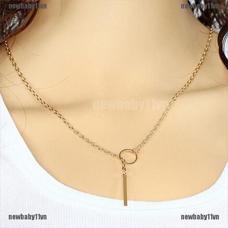 Vòng cổ mặt hình học thời trang
