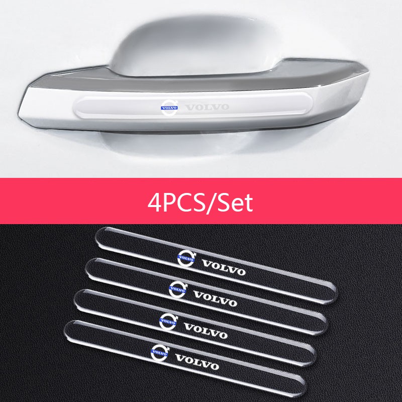 Miếng dán bảo vệ tay nắm cửa xe ô tô Volvo V40 S40 S60 Xc60 Xc90