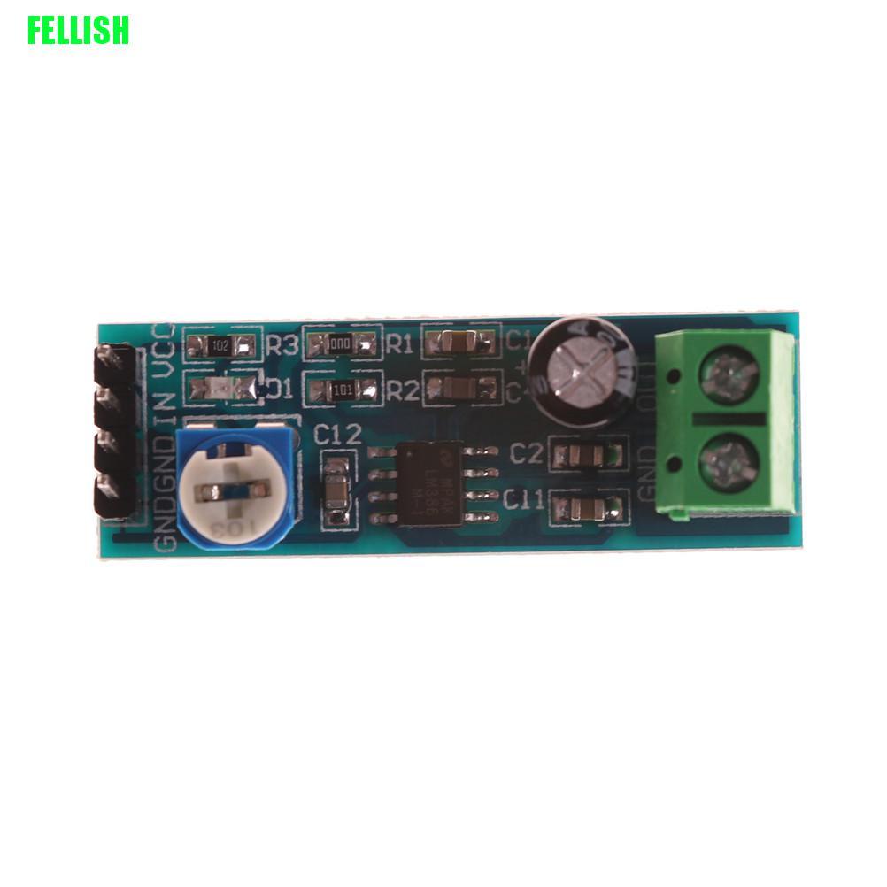 [FEL] LM386 DC 5V-12V Mini Micro Audio Amplifier Module Board Mono AMP Module HS