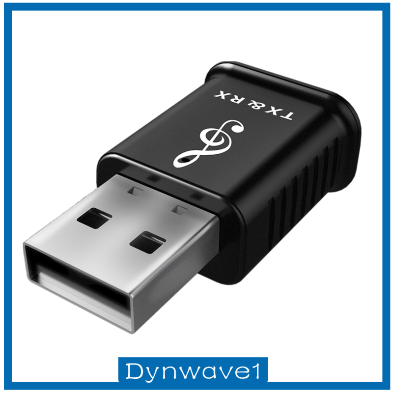 [DYNWAVE1]USB Bluetooth 5.0 Audio Adapter Transmitter Receiver for TV/PC AUX Speaker