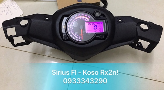 Trọn Bộ Bợ Cổ Sirius ( FI ) Chế Đồng Hồ KoSo RX2N !