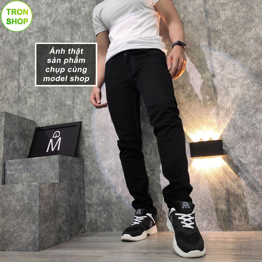 Quần jean nam co giãn vải jean dày chất lượng TS98 Tronshop | BigBuy360 - bigbuy360.vn