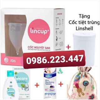 Bộ cốc nguyệt san lincup nhập khẩu chính hãng