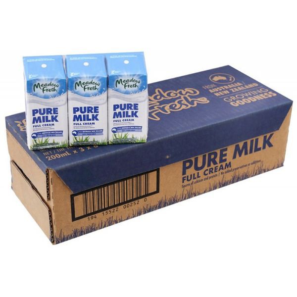 Sữa Tươi Newzealand Meadow Fresh Full Cream (Nguyên Kem) Hộp 200ml