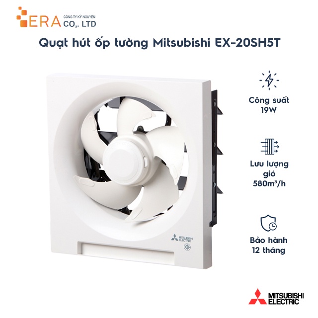 Quạt hút ốp tường Mitsubishi EX-20SH5T