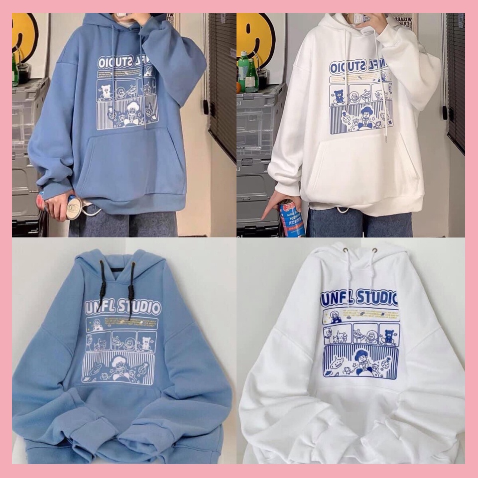 [ẢNH THẬT] Áo nỉ unisex CHANREEN [FREESHIP] siêu dày dặn cho nam và nữ