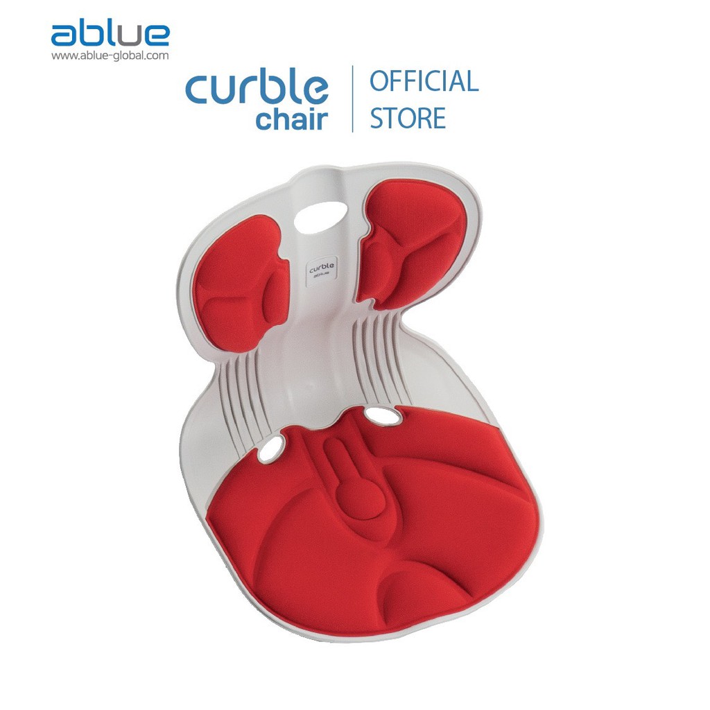 Ghế Curble Comfy Đỏ - Ghế điều chỉnh tư thế, chống gù lưng Hàn Quốc