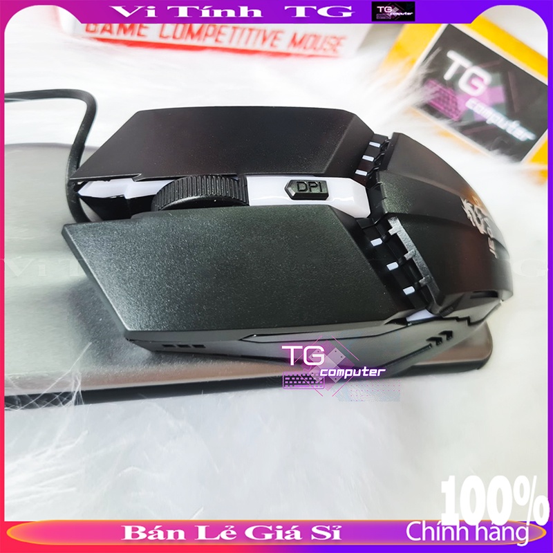 Chuột máy tính gaming có dây có led giá rẻ Vi tính TG