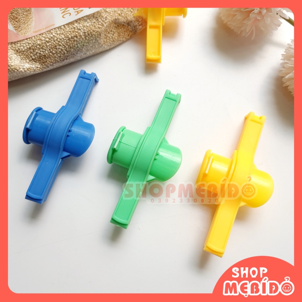 Kẹp Khóa Miệng Túi Thực Phẩm Tiện Dụng Đảm Bảo Chất Lượng Thực Phẩm COLLEN LIFE Shop Mẹ Bí Đỏ GD02