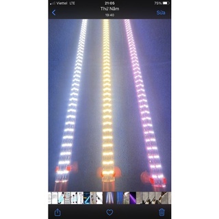 Bóng đèn led taning no.1 mau vang 142cm