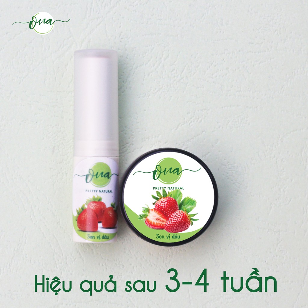 SON DƯỠNG MÔI thiên nhiên ONA giúp HỒNG MÔI, MỀM MỊN VÀ MỜ THÂM sau 3-4 tuần | BigBuy360 - bigbuy360.vn