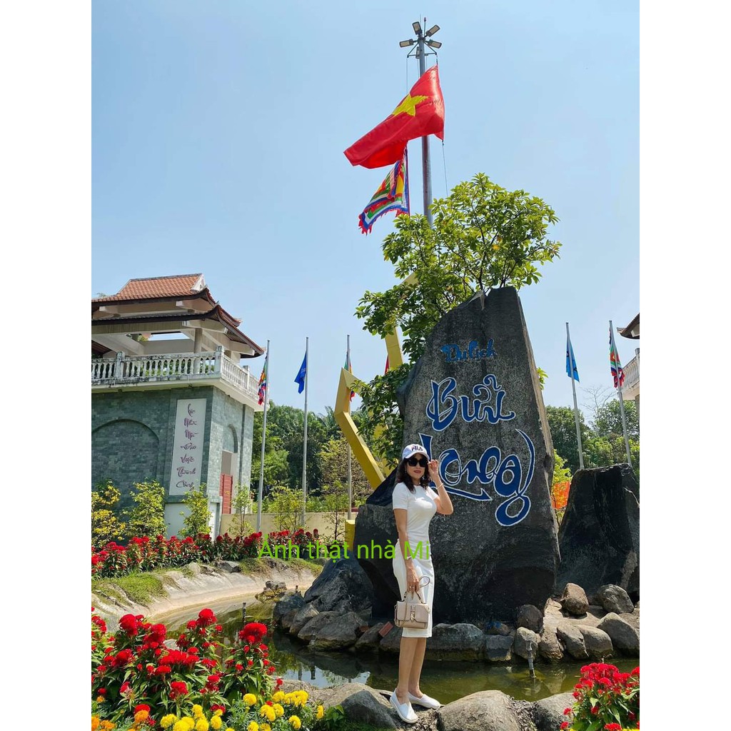 Đầm body cổ tròn tay ngắn xẻ tà 1 bên 2 màu y hình chất thun dày dặn [ VIDEO THẬT- HÌNH THẬT] | BigBuy360 - bigbuy360.vn