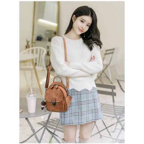Túi đeo cheo nữ mini thời trang cao cấp giá rẻ phong cách Hàn Quốc + MÓC TREO GẤU CỨC DỄ THƯƠNG