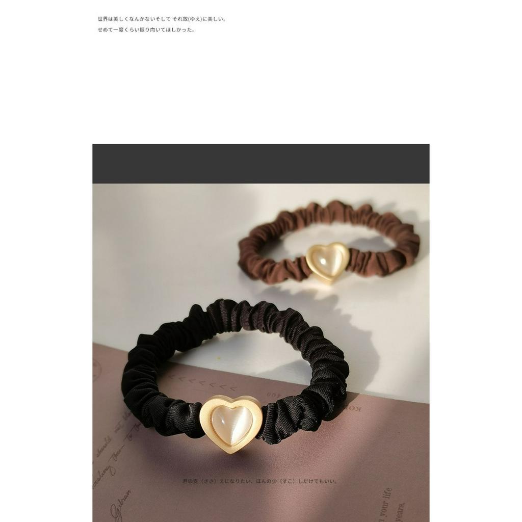 Dây Buộc Tóc Đính Đá Opal AB445 Thời Trang Cho Nữ