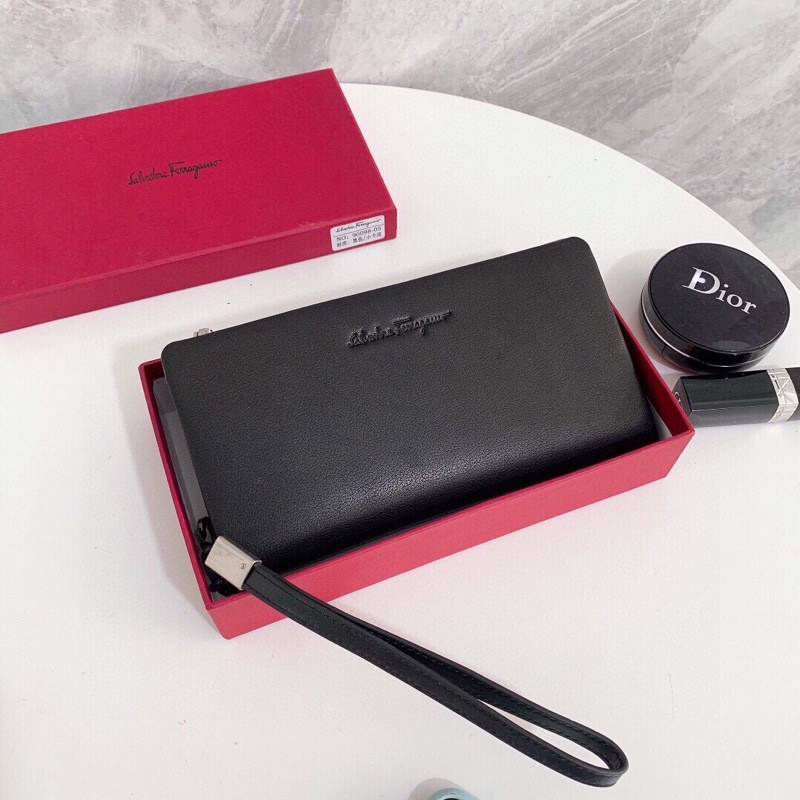 Clutch/ví cầm tay cao cấp cho nam mẫu mới Salvatore Ferragamo da thật