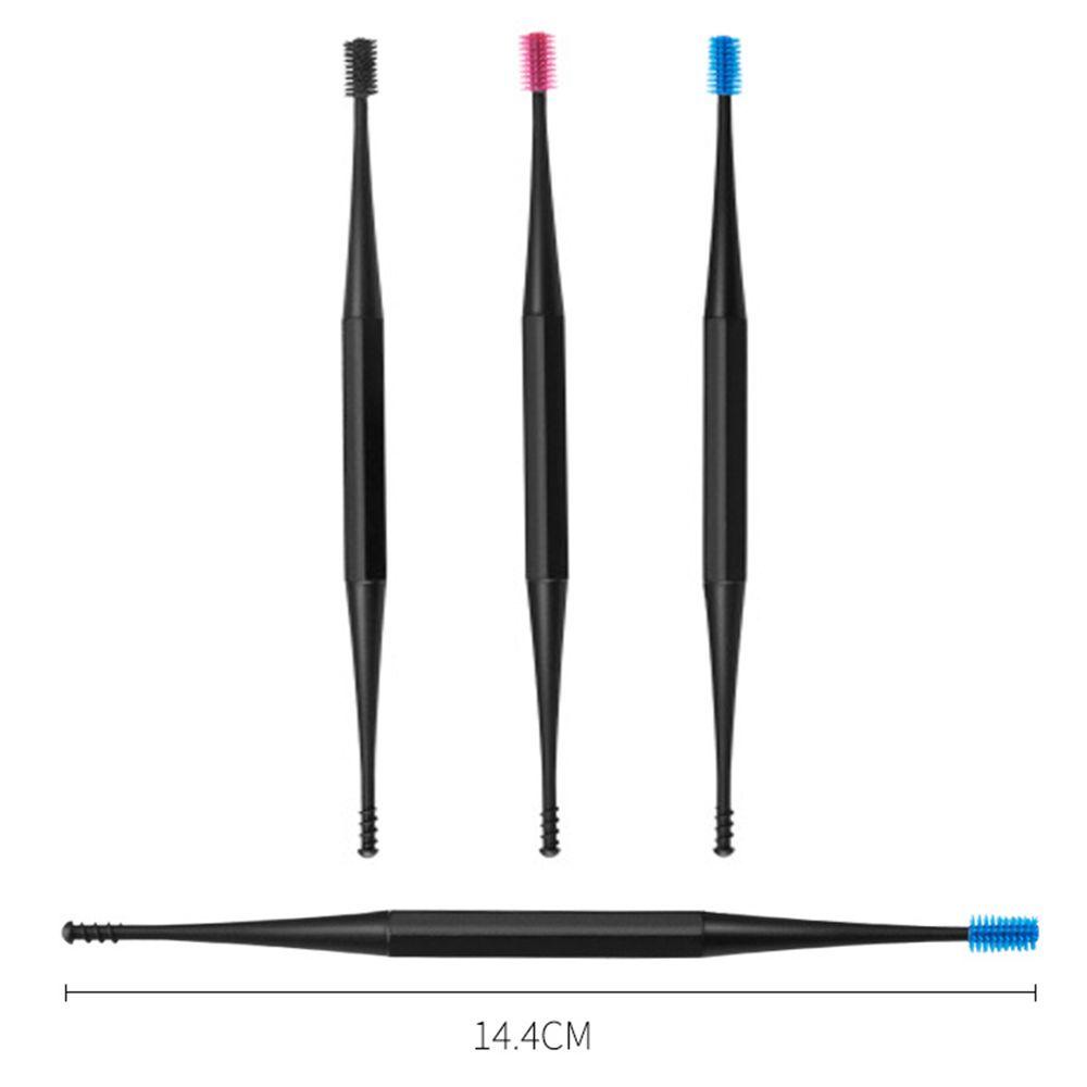 Dụng Cụ Lấy Ráy Tai Bằng Silicone Hai Đầu Chăm Sóc Sức Khỏe Cho Người Lớn