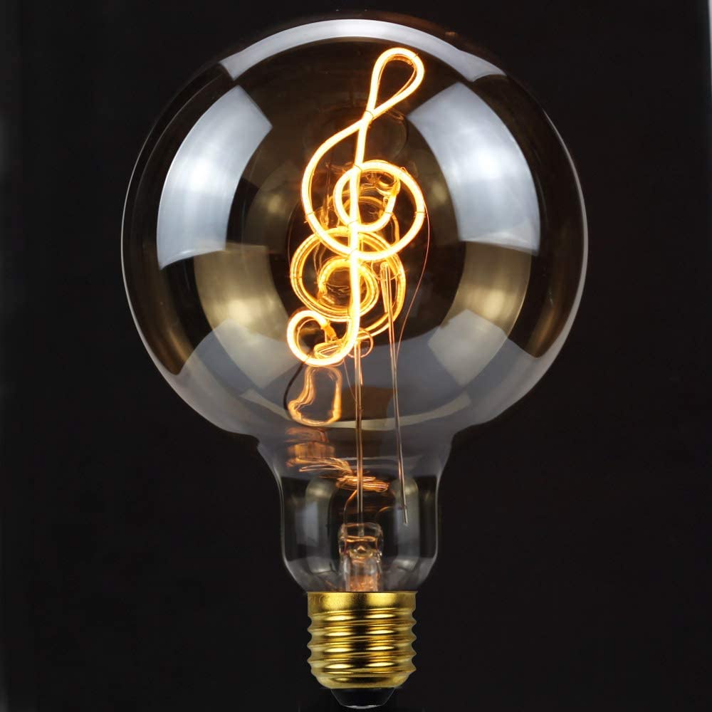 Bóng Đèn Led Dây Tóc G125 4W 220V E27 220V Siêu Ấm 2200K Phong Cách Vintage Bóng đèn trang trí
