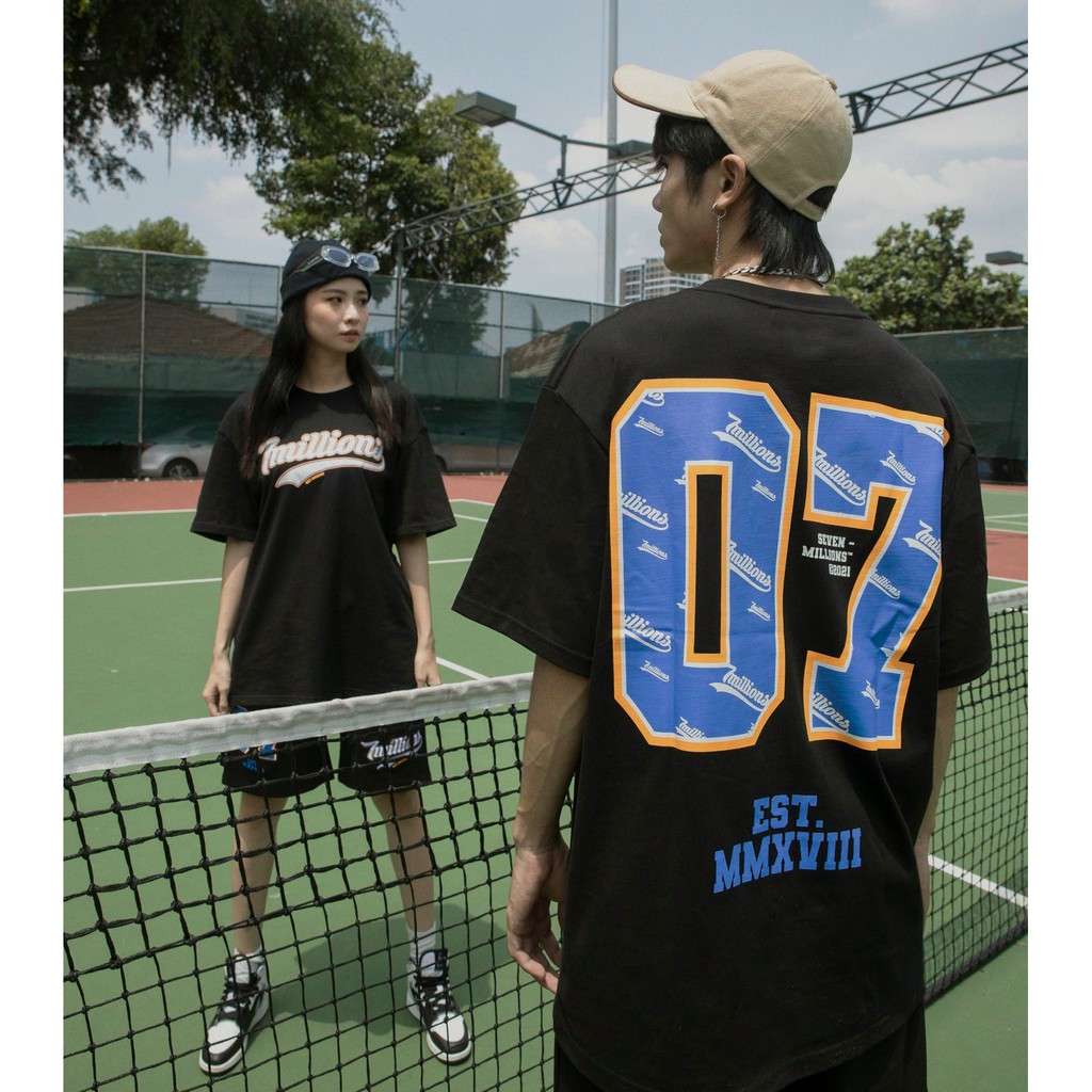 Quần short 7millions 07 Base Ball - Đen | BigBuy360 - bigbuy360.vn