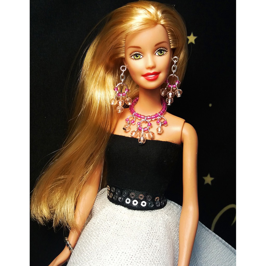 Trang Sức Búp Bê Barbie - Vòng cổ, Hoa Tai Búp bê Handmade Nguyên liệu Cao Cấp #20