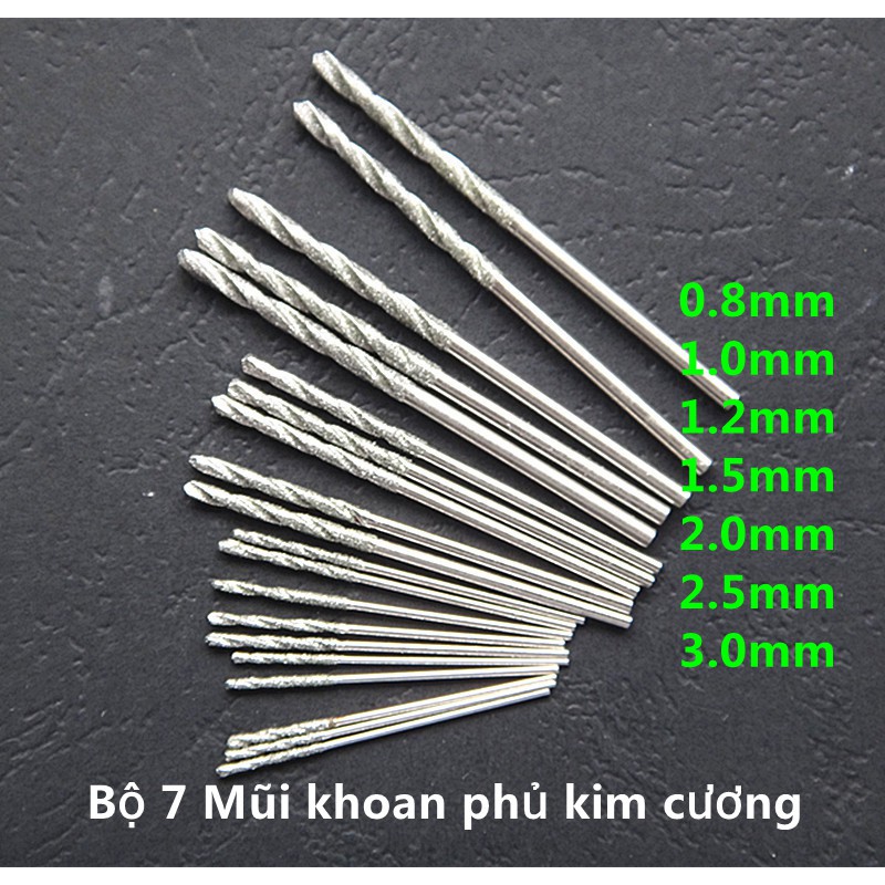 Mũi Khoan phủ kim cương 0.8-4.0mm