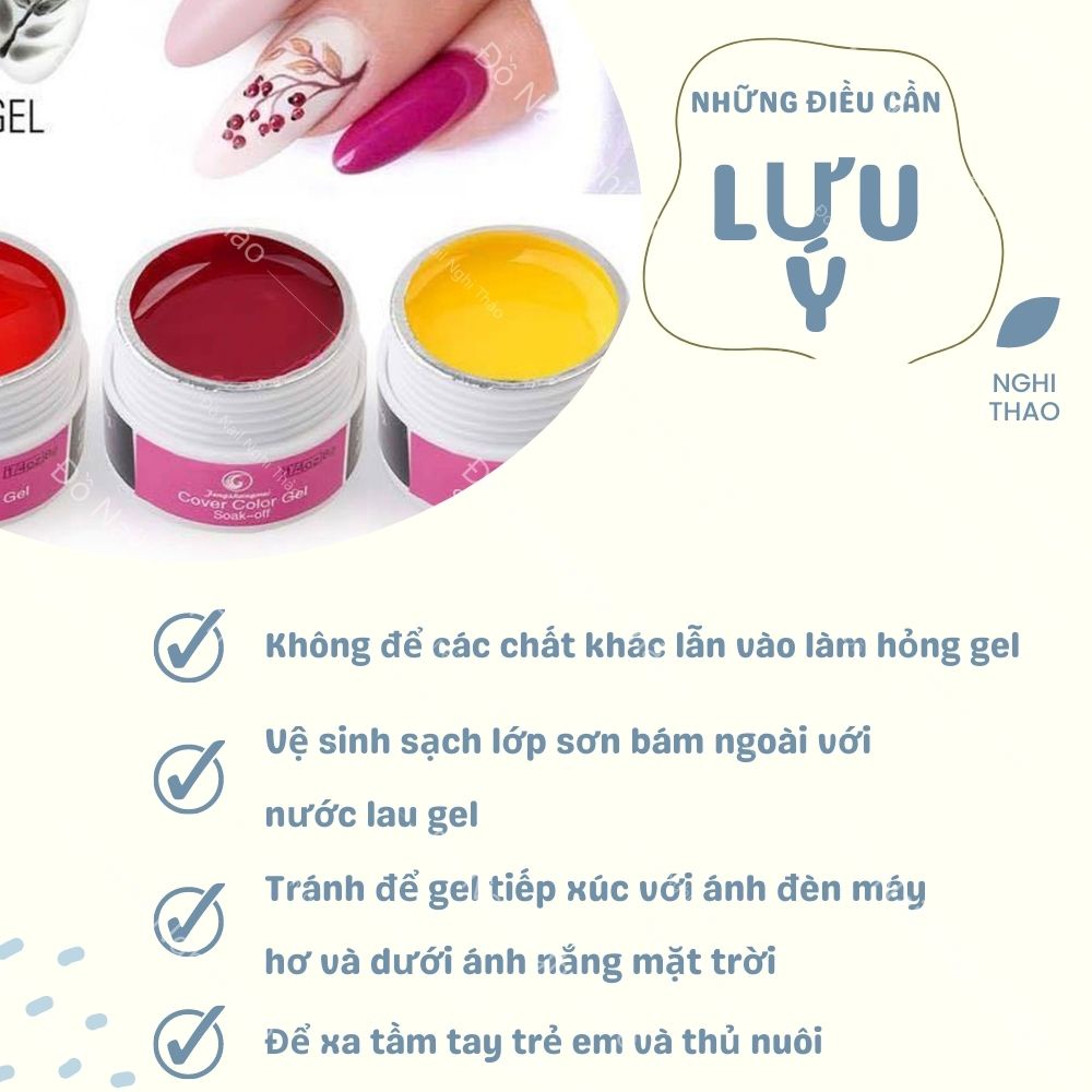 Set gel vẽ nail Fengshangmei 12 Màu