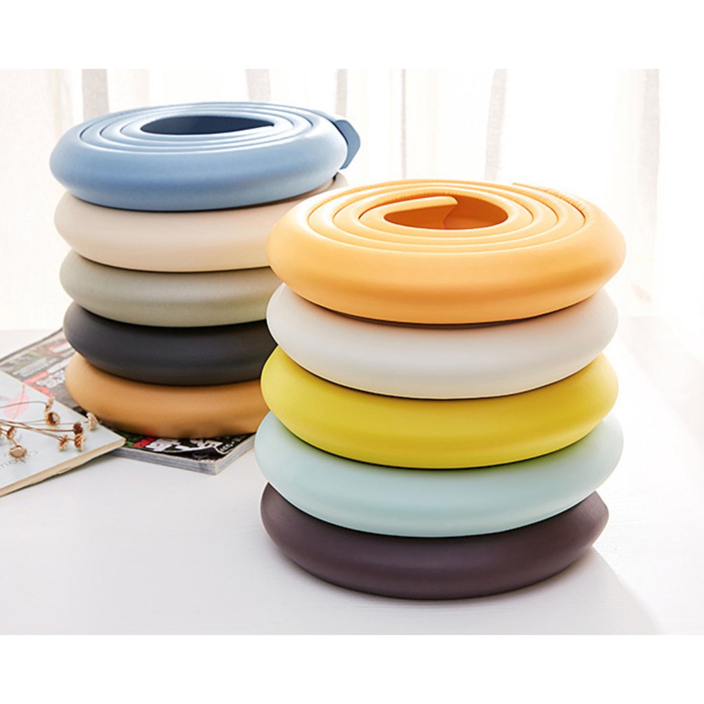 Xốp bọc cạnh bàn, góc bàn giữ an toàn cho bé Bọc cạnh dài 2m cao su NBR mềm mại - MyNa Mart