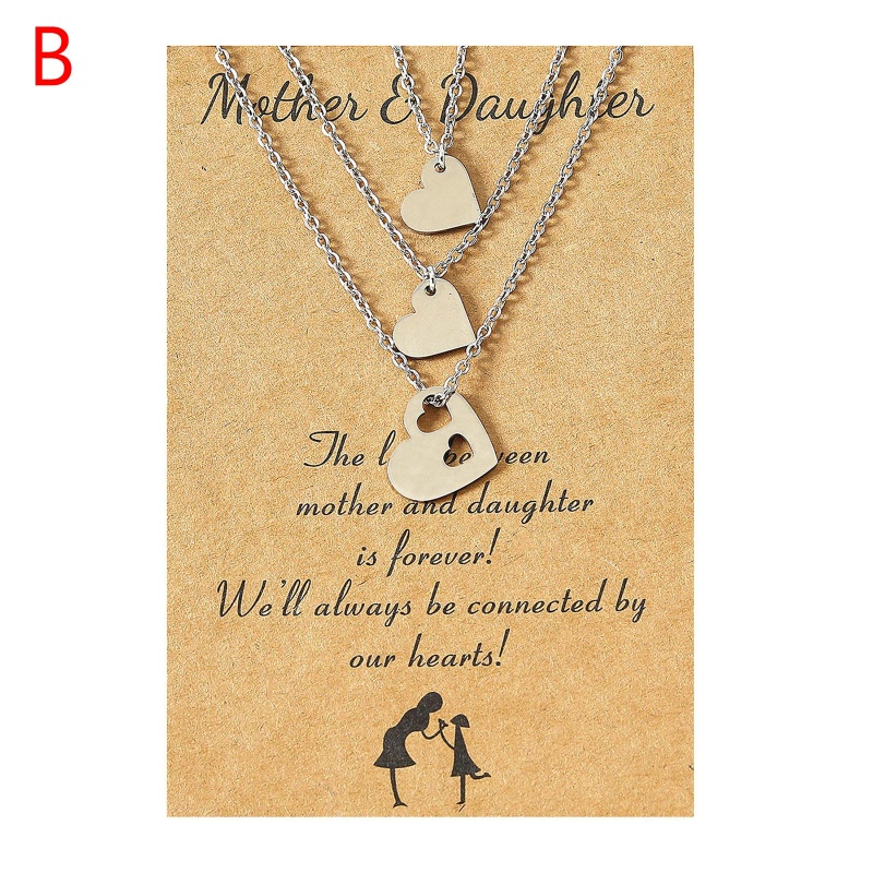 Dây Chuyền Mặt Thẻ Bài Khắc Chữ Mother 'S Day