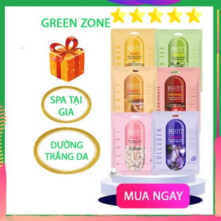 Combo mặt nạ dưỡng trắng da 7 ngày hàn quốc jigott real ampoule, dưỡng trắng da, trẻ hóa làn da