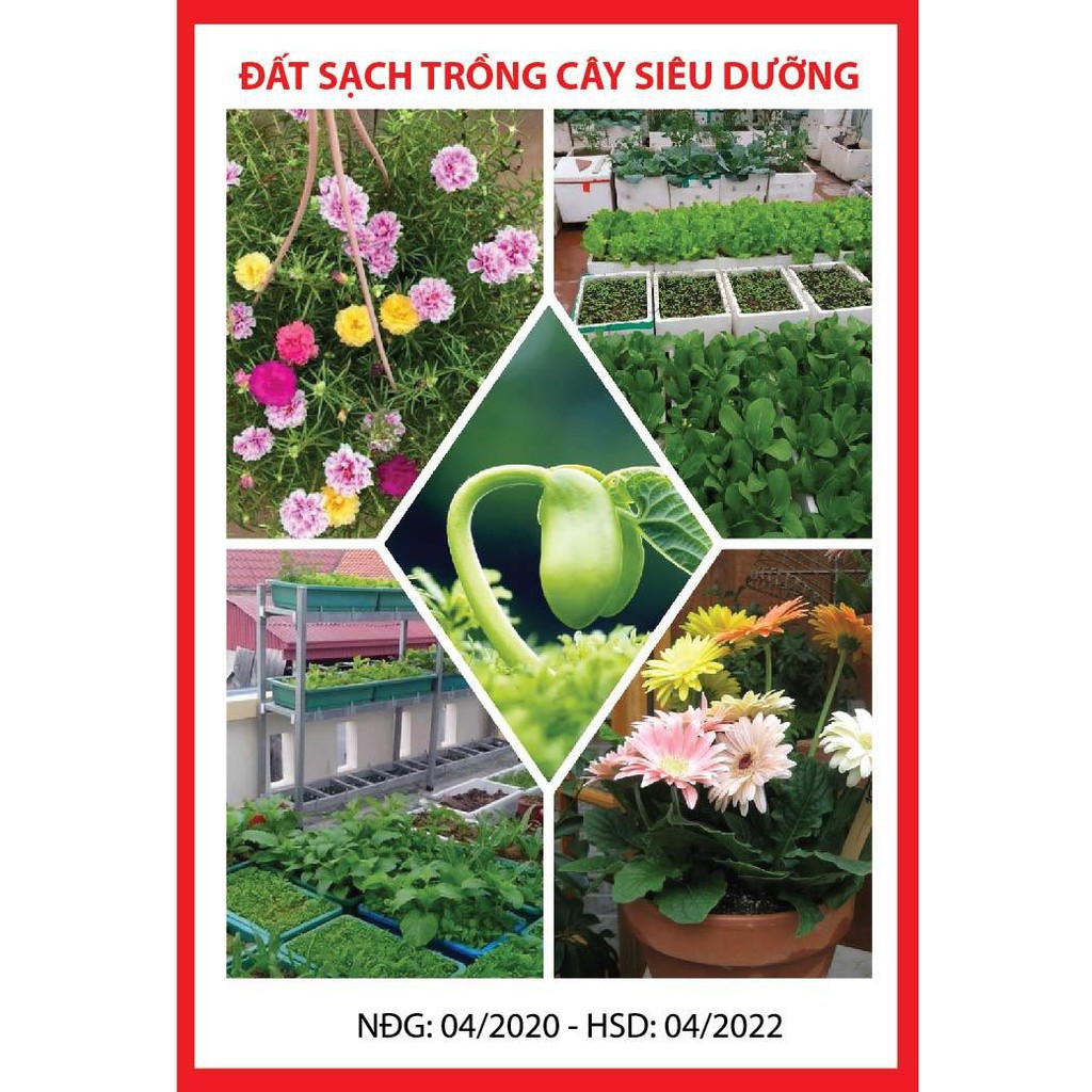 1 Kg Đất Sạch Trồng Cây Siêu Dưỡng