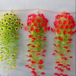 2 bộ nguyên liệu Hoa giấy lụa treo tường