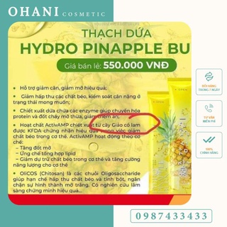[Trợ Giá] Thạch dứa nhập khẩu hàn quốc thạch dứa giảm cân