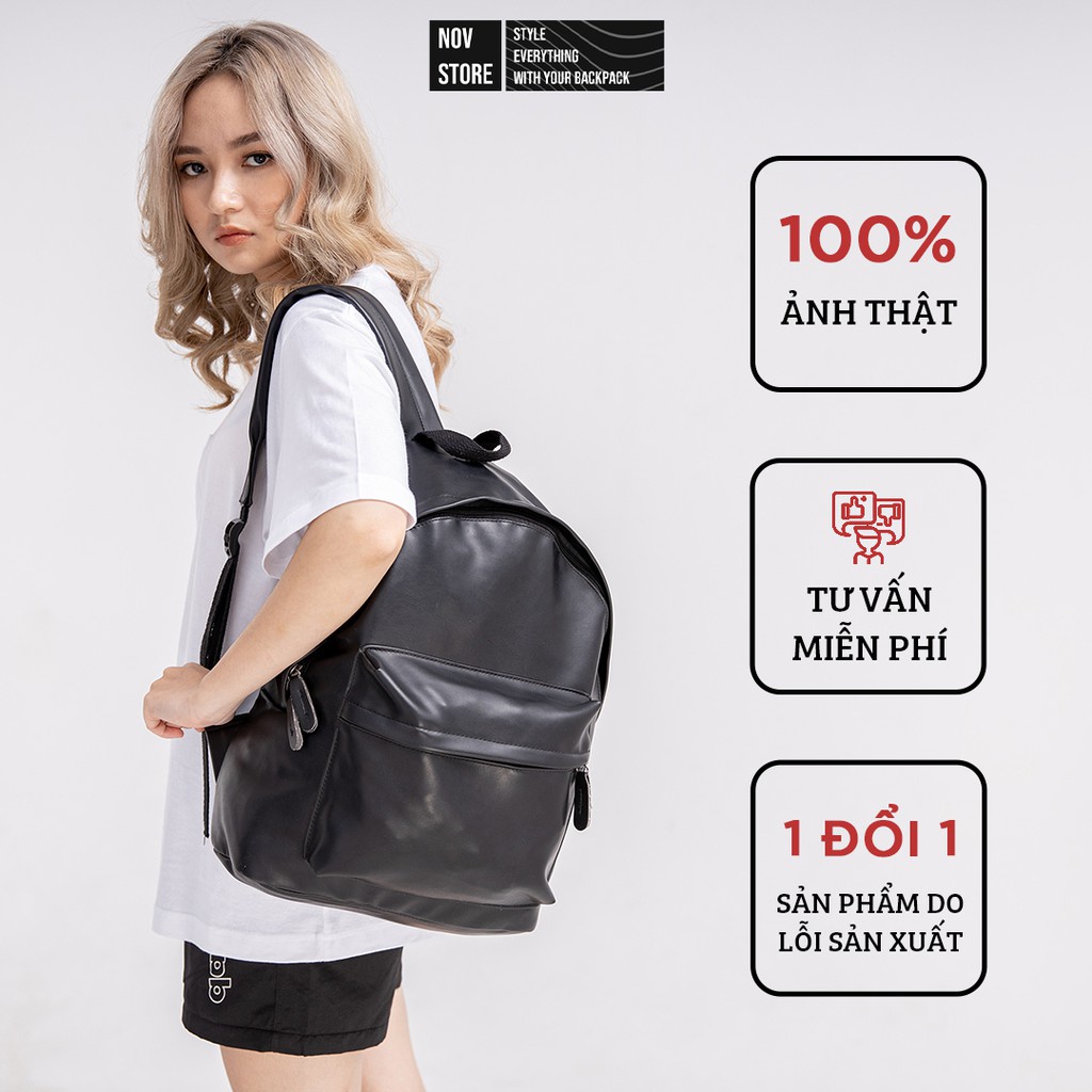 có sẵn 3 màu đen - trắng - hồng, chất da mềm mịn chống thấm nước - novstore - Hàng mớ