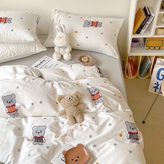 CHĂN GA COTTON LIVING GẤU (nhiều mẫu)