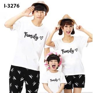I3276 áo thun gia đình dễ thương